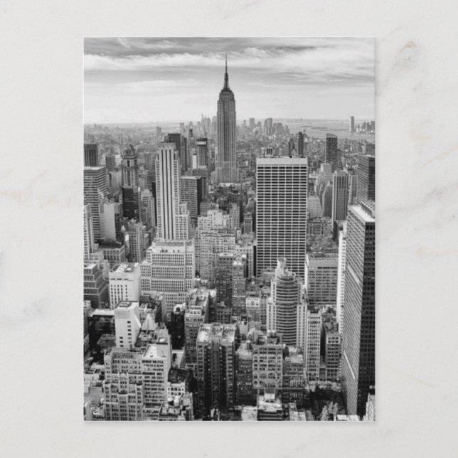 Empire State Building New York City Skyline Postcard (Front)