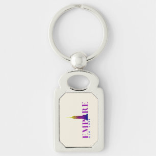 Empire State Building-New York-Vibrant Keychain