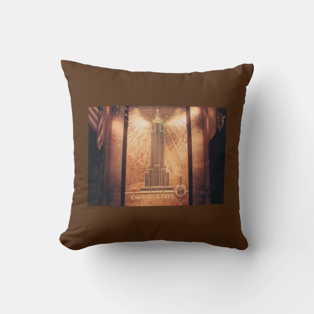 Empire State Building Pillow (Front)