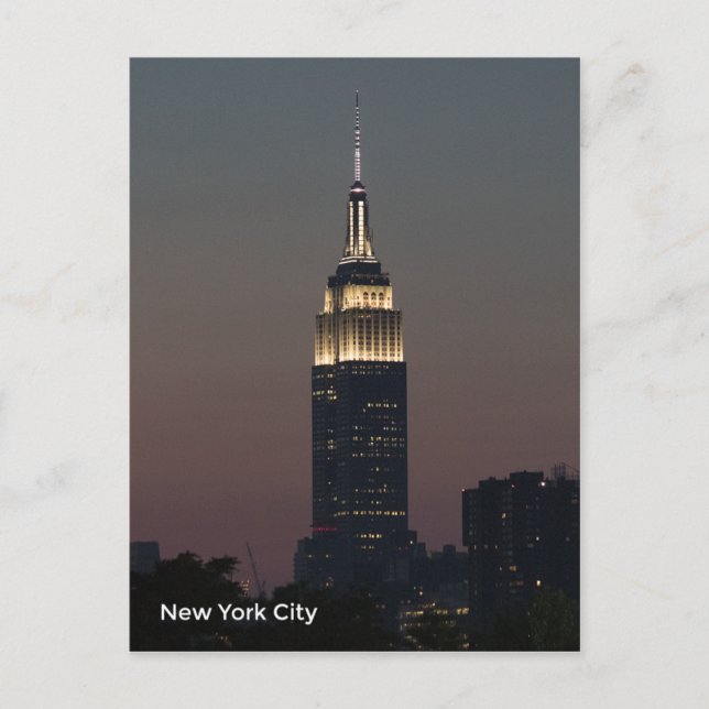 Empire State Building Postcard (Front)