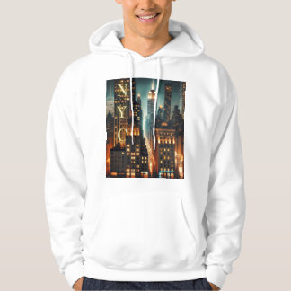 Empire State Skyline Hoodie: NYC Skyscrapers Hoodie