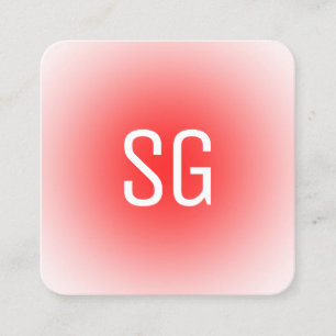 Emplacement souple - Initiales - Carte de visite C