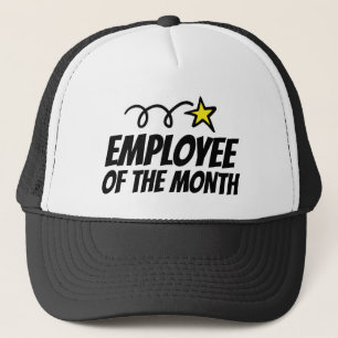 Employé du casquette de camionneur de mois pour l