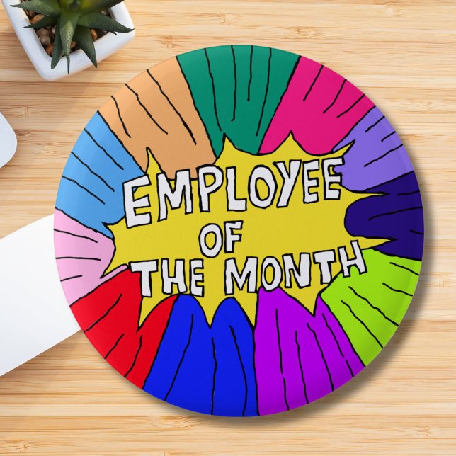 Employé du mois badge patron épingle employés étoi (Créateur téléchargé)