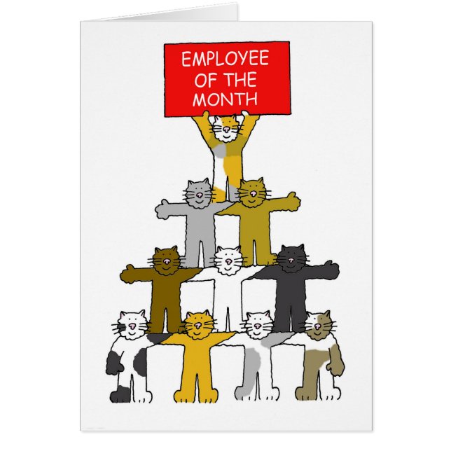 Employé du mois Cartoon Cats (Devant)
