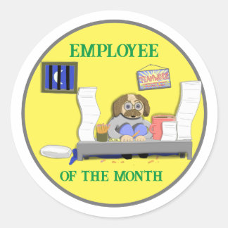 Employé du mois Sticker