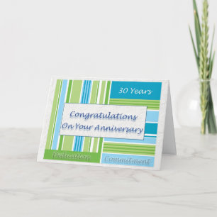 Employee 30th Anniversary Card