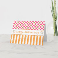Employee Anniversary - Orange Pink