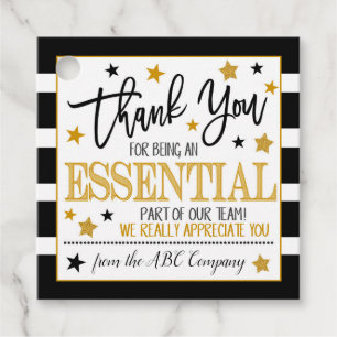 Employee Appreciation Gift Tag