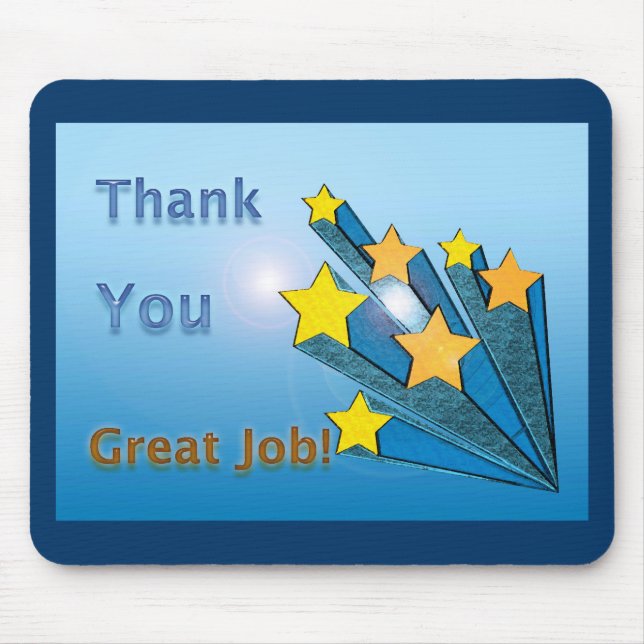 Employee Appreciation Thank You Mouse Pad (Front)