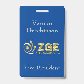 Employee Custom Name Tag Badge