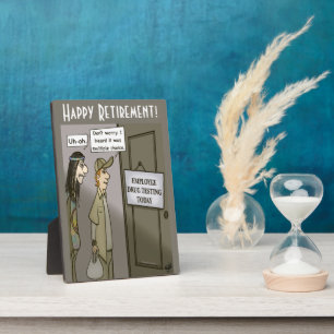 Employee Drug Testing Plaque