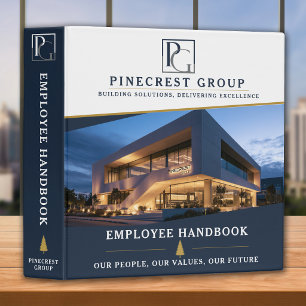 Employee Handbook Binder