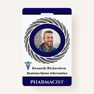 Employee ID Identification Card Photo Custom Badge