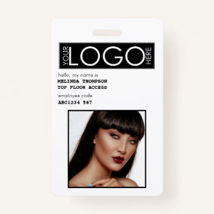 Employee ID Photo Company Identification  Badge