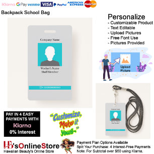  Employee ID Workers Employee Staff Member Badge 2