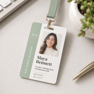 Employee Logo Badge Professional Company ID Sage
