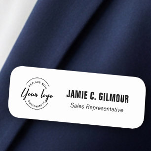 Employee Magnetic Custom Business logo Name Tag
