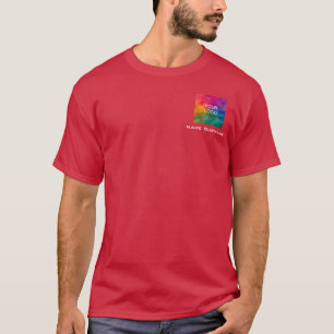 Employee Men's Business Your Logo Here Promotional T-Shirt