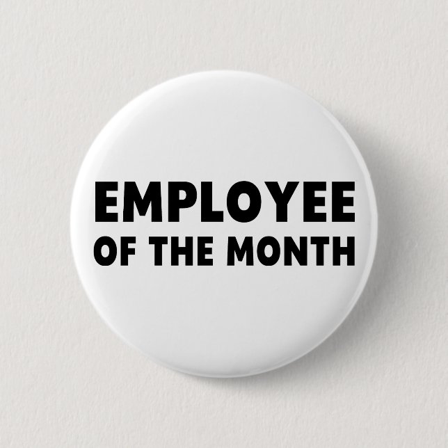 Employee Month 2 Inch Round Button (Front)