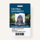 Employee Name Badge | Custom Logo and Color