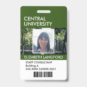 Employee Name Badge Custom Logo and Colour