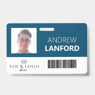 Employee Name Badge   Custom Logo and Colour