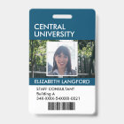 Employee Name Badge | Custom Logo and Colour