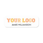 Employee Name Tag Custom Logo Magnetic Or Pin Back