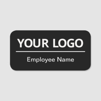 Employee Name Tag Custom Logo Magnetic Plastic