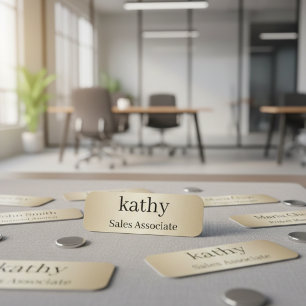 Employee Name Tag   Personalized Badge