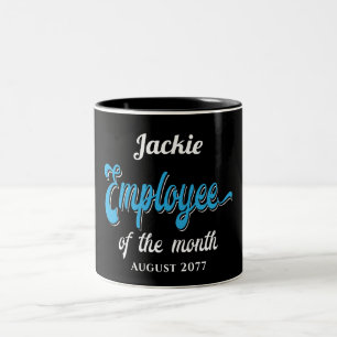 Employee of The Month Business Appreciation Two-Tone Coffee Mug