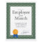 Employee of the Month Certificate