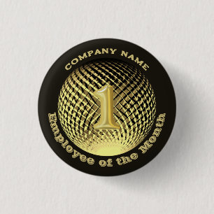Employee of the Month Company round 1 Inch Round Button