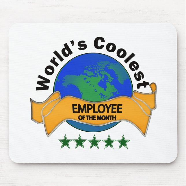 Employee of the Month Mouse Pad (Front)