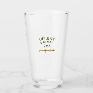 Employee of the Month or Year Honour Custom Text Glass
