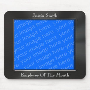 Employee Of The Month Photo Frame Mousepad