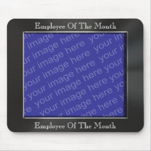 Employee Of The Month Photo Frame Mousepad