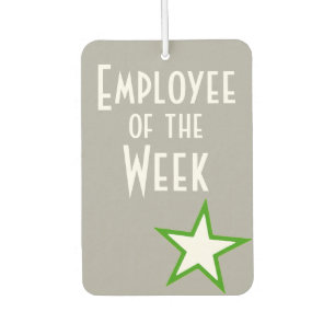 Employee of the Week Award Car Air Freshener