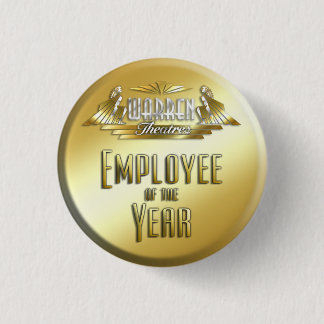 Employee of the Year 1 Inch Round Button