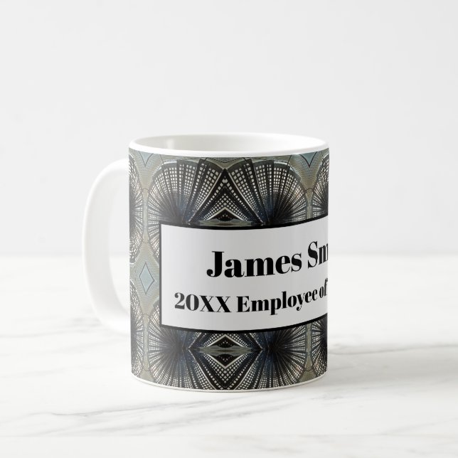Employee of the Year Appreciation Recognition Coffee Mug (Front Left)