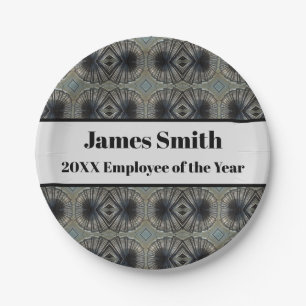 Employee of the Year Appreciation Recognition Paper Plate