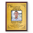 Employee of the Year Custom Photo | gold & black