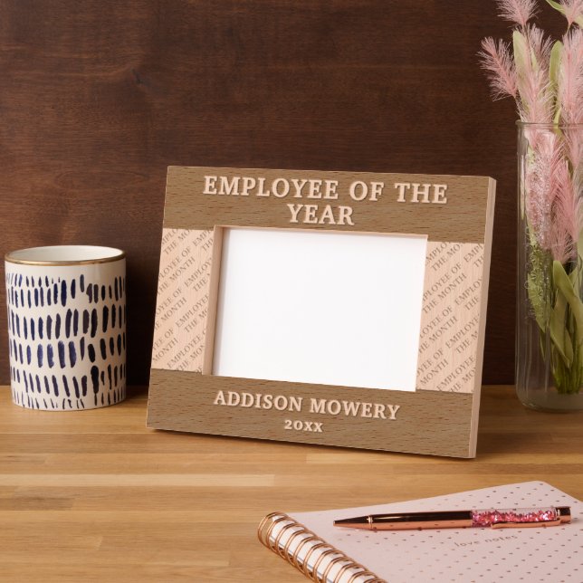 Employee of the Year Etched Frames (Left)