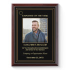 Employee Of The Year Photo Logo Gold Personalize 