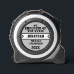 Employee of the Year Silver Black Any Occupation 1<br><div class="desc">#1 Employee of the Year written in black typography against silver colour background.  Name in black shadow text inside white and black banner label.  For any occupation.  Click Personalize to edit font colours,  or size.  Original Photography and Design by TamiraZDesigns.</div>