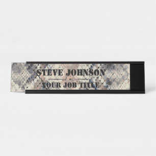 employee, office, co-worker, title, position desk name plate
