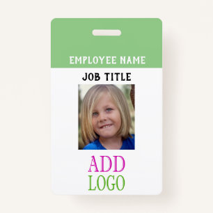 Employee Pass - Photo pass-  Name ID Badge