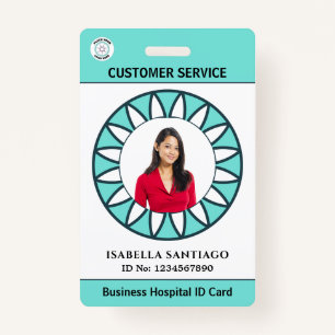 Employee Photo Business Hospital ID Card Custom Badge