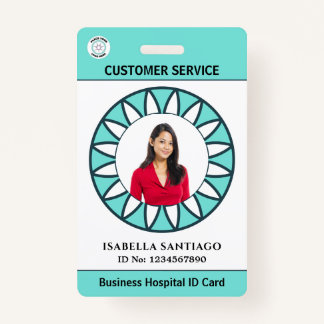 Employee Photo Business Hospital ID Card Custom Badge